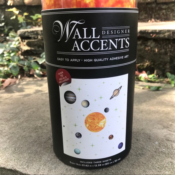 Stars & Planets Self Adhesive Stickers Home Decor Room Wall Art Solar System NEW - Picture 3 of 11